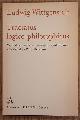  HERMANS, WILLEM FREDERIK - LUDWIG WITTGENSTEIN., Tractatus logico-philosophicus. Vertaald en van een nawoord en aantekeningen voorzien door W.F. Hermans.