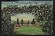  Postcard, Arch of Roses and Bronze Statue of Rebecca, Hershey, Pennsylvania