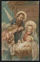  Postcard, Religious Merry Christmas Postcard with Nativity Scene