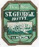  Advertisement, Vintage Luggage Label for the New St. George Hotel, Bermuda
