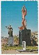  Postcard, Statue of Don Benito Juarez, Nogales, Sonora, Mexico