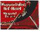  Advertisement, Vintage Luggage Label for Wuppertaler Hof-Hotel, Wuppertal, Barmen, Germany