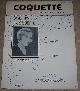  Sheet Music, Coquette