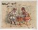  Advertisement, Victorian Trade Card for Jordan Marsh with Couple Cooking a Fish Dinner