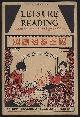  Center, Stella and Max Herzberg editors, Leisure Reading for Grades Seven, Eight and Nine National Council of Teachers of English, Committee on Leisure Reading
