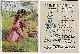  Advertisement, Lion Coffee Victorian Trade Card with Little Girl Easter Egg Rolling White House Lawn