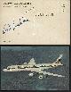 Postcard, Delta Air Lines Postcard with Art Linkletter Autograph