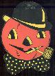  Halloween, Jack O' Lantern with Hat Cardboard Decoration