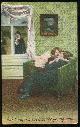  Postcard, Comic Postcard of a Kissing Lodger, Such a Nice Man