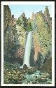  Postcard, Tower Fall and Towers, Yellowstone National Park