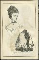  Print, Head Dress for Young Girl Page from 1876 Peterson's Magazine