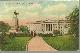 Postcard, Treasury and Sherman Statue Washington D.C.