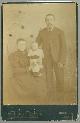  Photograph, Cabinet Photograph of Young Family from Chumlin, Mon