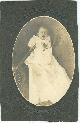  Photograph, Cabinet Card Photograph of Baby in Christening Gown