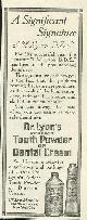  Advertisement, 1916 Ladies Home Journal Magazine Advertisment for Dr. Lyon's Tooth Powder Or Cream