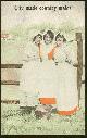  Postcard, Three Lovely City Made Country Maids