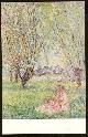  Postcard, Woman Seated Under the Willows By Monet