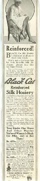  Advertisement, 1915 Ladies Home Journal Black Cat Reinforced Silk Hosiery Magazine Advertisement