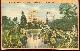  Postcard, Westlake Park, Elks Club, Los Angeles, California