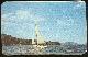  Postcard, Sailing on Lakes in Pocono Mountains, Pennsylvania