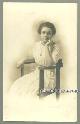  Postcard, Real Photo Postcard of Lovely Lady Sitting in Chair