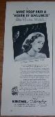 Advertisement, 1947 Miss Carolyn Cross Kreml Shampoo Magazine Advertisment