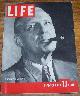  Life Magazine, Life Magazine November 7, 1938