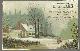  Advertisement, Victorian Trade Card for H.E. Lake Pianos, Organs with Winter Scene
