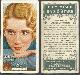  Advertisement, Vintage Ardath Cigarette Card with Anona Winn