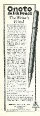  Advertisement, 1925 National Geographic Onotoa the Ink Pencil Magazine Advertisement