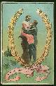  Postcard, Victorian Courting Couple Ain't You Glad You Found Me