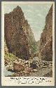  Postcard, Burlington Route Postcard of Shoshone Canyon, Buffalo Bill Country, Cody Road to Yellowstone National Park