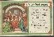  Postcard, Religious Blessed Christmastide Postcard with Mary, Joseph, Baby Jesus and Three Wise Men