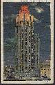  Postcard, Tribune Tower By Night, Chicago, Illinois