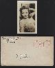  Photograph, Vintage Original Studio Photograph of Virginia Welles with Original Envelope