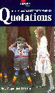 0198661991 PARTINGTON, ANGELA [EDITOR], The Concise Oxford Dictionary of Quotations (Oxford Reference S.)