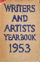  ANON, Writers' and Artists' Yearbook 1953