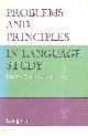 0582525004 ABERCROMBIE, DAVID, Problems and Principles in Language Study