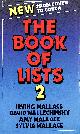 0241104335 IRVING WALLACE; DAVID WALLECHINSKY; AMY WALLACE; SYLVIA WALLACE, The Book of Lists #2