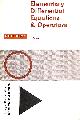 0710043422 GEH REUTER, Elementary Differential Equations and Operators (Library of Mathematics)
