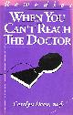 0969452802 CAROLYN DEAN, Remedies When You Can't Reach the Doctor