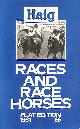  ANON, Haig Races and Race Horses Flat Edition 1981
