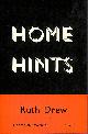  RUTH DREW, Home hints