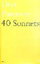0571310893 PATERSON, DON, 40 Sonnets