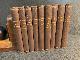  , Set of 9 bound books by famous French authors all in attractive half linen bindings.