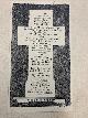  , Engraved print of the funeral monument of Gerard Joan Ide, Clara Annette Ide, Caroline Henrietta their daughter drowned in the Kalany river. (Dutch Church Wolvendaal Colombo Ceylon Sri Lanka)
