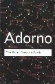  Pensky, Max (ed. and intr.), The Actuality of Adorno: Critical Essays on Adorno and the Postmodern (Suny Series in Contemporary Continental Philosophy)