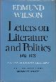  Wilson, Edmund, Letters on Literature and Politics 1912-1972.