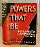  CANNON, ALEXANDER, Powers That Be