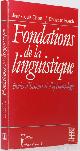  CHISS, J.-L., PUECH, CH., Fondations de la linguistique. Études d'histoire et d'épistémologie.